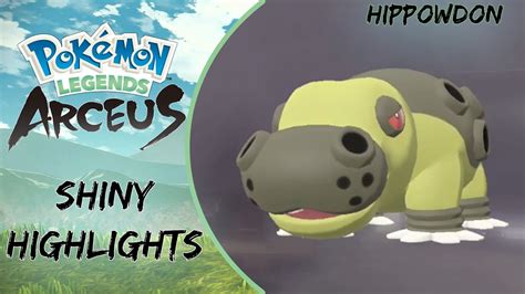 hippowdon shiny|shiny hippowdon pokemon legends arceus.